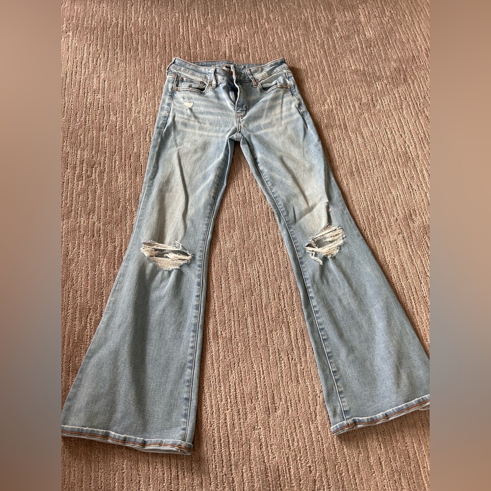 AMERICAN EAGLE LOW RISE FLARE